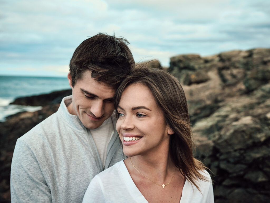 Editorial Posing Couple Engagement Shoot